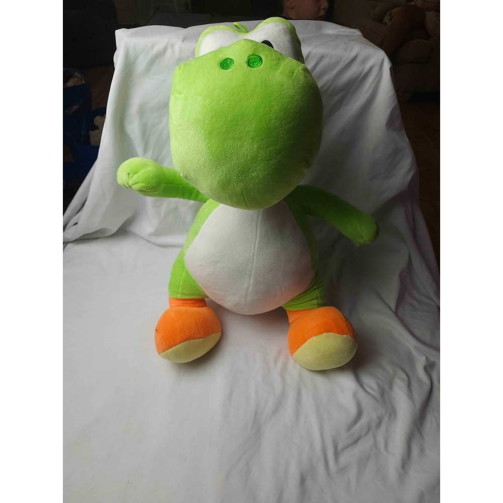 Yoshi Nintendo Super Mario Plush 21.5" Green Stuffed Animal Kawaii Kidcore‎